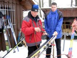 Gerd Vater beim Wachsen