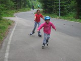 Rollertraining im Sommer