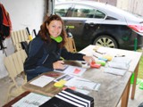 fleißige Urkundenschreiberin