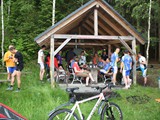 An der Skihütte