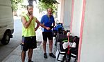 der argentinische Spanier, der sich Bulgarien mit einem für 25 EUR gekauften Fahrrad angucken will